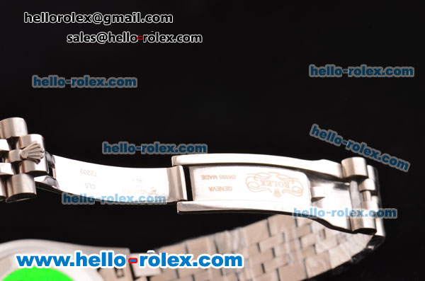 Rolex Datejust Automatic Movement Full Steel with ETA Coating Case and White Dial - Click Image to Close